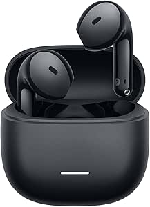 XIAOMI REDMI Buds 8 Active - TWS Bluetooth Semi-intraauriculares, Driver de Titanio de 14,2 mm, bajo Potente, 37h de autonomía, conexión Dual a 2 Dispositivos, 5 EQ, Bluetooth 5.4, IP54, Negro