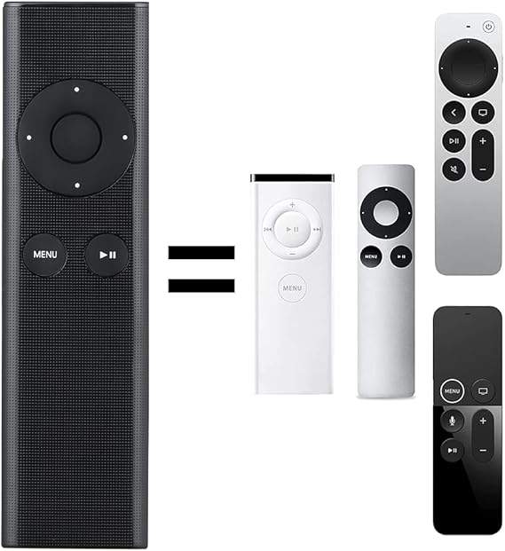 Alkia MC377LL/A - Mando a distancia compatible con Apple TV, TV2 TV3, iMac, MacBook, iPod, iPhone