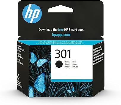 HP 301 - Cartucho de Tinta Deskjet, Negro
