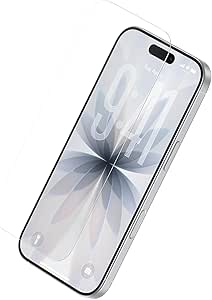 Belkin ScreenForce UltraGlass 2 Protector de Pantalla para iPhone 17 + iPhone 16 Pro, Antiarañazos, Grado 9H de Dureza, Bandeja de Alineación fácil, sin Burbujas, Ultrafino, Cobertura total