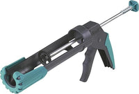 wolfcraft MG 200 Kartuschenpresse, Ergonomische Kartuschenpistole mit gummiertem Handgriff & drehbarer Griffhülse, Für 310 ml Kartuschen, Silikon Acryl Spritze mit Tropfstopp -4352000