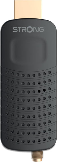 STRONG - Receptor HDMI/Decodificador DVB-T2 - SRT84 - Función Grabadora - Compatible con los Estándares HEVC265 & Dolby Audio - Guía Electrónica de los Programas - Mando a Distancia 2 en 1 - Negro