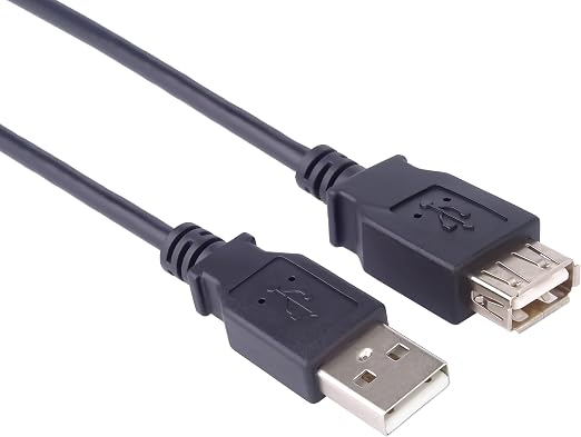 PremiumCord USB 2.0 Verlängerungskabel 5m, Datenkabel HighSpeed bis zu 480Mbit/s, Cable de carga, USB 2.0 Typ A Buchse auf Stecker, 2x geschirmt, Farbe Negro, Longitud 5m, kupaa5bk