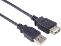 PremiumCord USB 2.0 Verlängerungskabel 5m, Datenkabel HighSpeed bis zu 480Mbit/s, Cable de carga, USB 2.0 Typ A Buchse auf Stecker, 2x geschirmt, Farbe Negro, Longitud 5m, kupaa5bk
