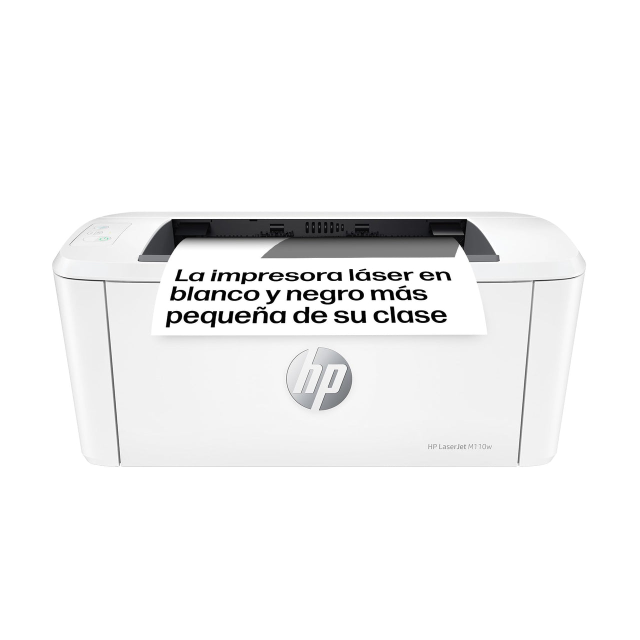 HP LaserJet M110w 7MD66F, Impresora Láser A4 Monocromo - Impresión Doble Cara Manual (20 ppm, Wi-Fi, Wi-Fi Direct, USB 2.0, Bluetooth, Procesador de 500 MHz, Memoria de 32 MB, Smart App) Blanca