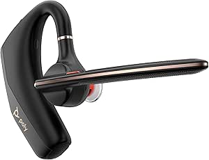 POLY Voyager Legend 50-M, Auricular Bluetooth con cancelación de Ruido por IA, diseño ergonómico, Control por Voz, autonomía 10 Horas, Caja de Carga, Negro