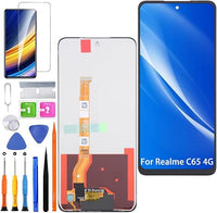 HLYGZX Pantalla de repuesto para Realme C65 4G LCD pantalla, pantalla táctil digitalizador, kit de piezas de reparación