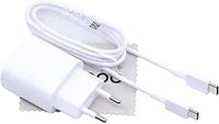 Cargador para Samsung EP-TA800 25W para Samsung Galaxy S20 S20 Plus A70 A70s A71 A80 A90 Note 20 (Lite/Ultra) Power Delivery Fast Charge Cable de Carga con paño de Limpieza de Pantalla Mungoo