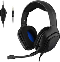The G-Lab Korp Cobalt Auriculares Gaming PS5 - Micro Auriculares Gamer Audio Stéréo, Ultra léger, Fortes Basses - Micro 3.5mm Jack para PC PS4 PS5 Xbox One & X Mac Nintendo Switch Tablette Laptop (Blanco)