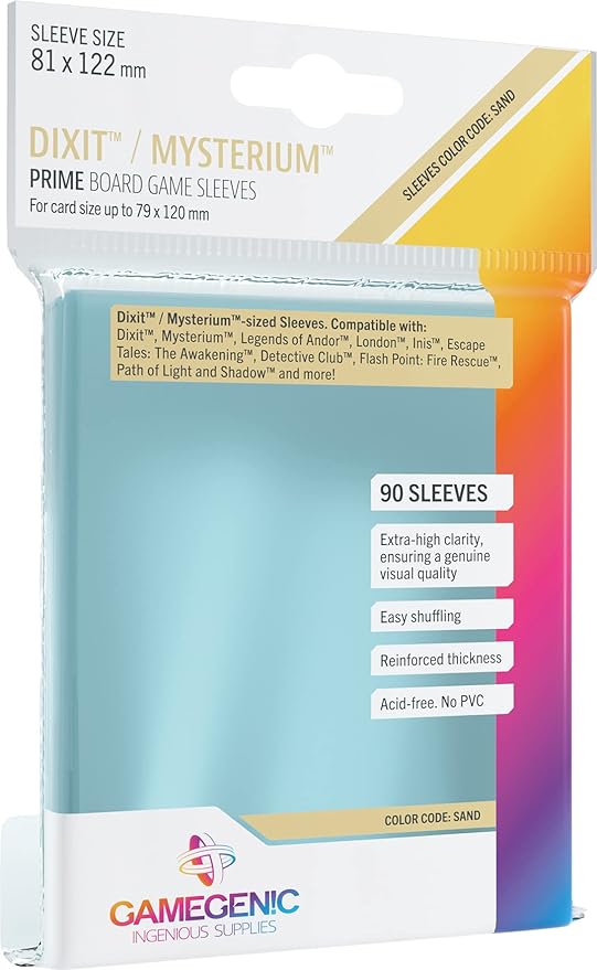 Gamegenic Prime Dixit Sleeves 81x122mm (90)