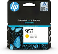 HP 953 F6U14AE, Amarillo, Cartucho de Tinta Original, compatible con impresoras de inyección de tinta HP OfficeJet Pro 7720, 7730, 7740, OfficeJet Pro Series 8000
