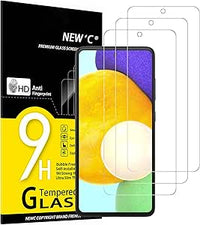 NEW'C 3 unidades para Samsung Galaxy A52, A52 5G, A52S 5G para Panzerglas, Frei von Kratzern, 9H Härte, HD Displayschutzfolie, 0.33mm Ultra-klar, Ultrabeständig