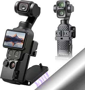 AMAZEAR Soporte magnético para dji Osmo Pocket 4P/4/3 Accesorio, Negro