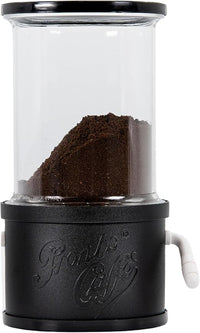 Lavatelli ProntoCaffè Black, Contenitore e Dosacaffe per caffè in polvere con dispenser. Per caffettiere fino a 12 tazze, barattolo sostituibile con latta da 10cm, dosatore compatibile moka italiana