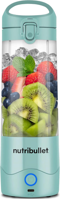 nutribullet portátil - Batidora Portátil de 475 Ml Azul Claro