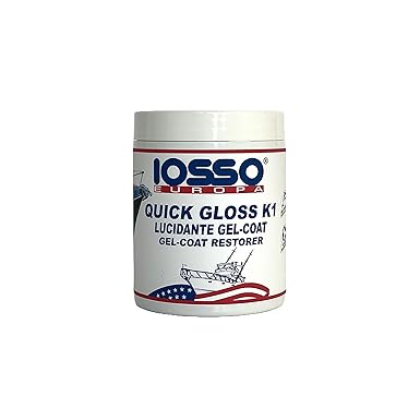 Iosso xqg5 - Pasta pulidora para Fibra de Vidrio Unisex - Adulto, Color Blanco, 500 ml