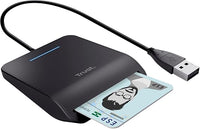 Trust Primo DNI Kartenlesegerät Personalausweis, Smartcard Leser, Negro
