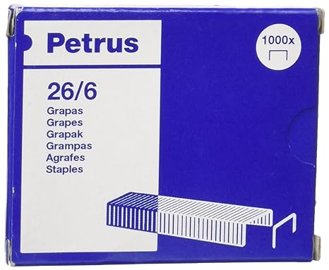 Petrus Grapas petrus nº 26/6 galvanizada caja de 1000 unidades