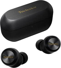 Technics EAH-AZ100E-K Auriculares Inalámbricos con Cancelación De Ruido, Bluetooth Multipunto, Voice Focus AI, Cómodos Auriculares Internos, Color Negro