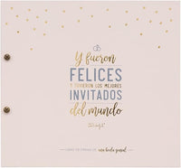 Mr. Wonderful MRW10 - Libro de firmas de una boda genial, 24x25x1.5 cm