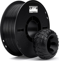 ELEGOO Filamento TPU 95A 1.75mm 1KG Negro, Filamento Flexible 95A Suave para Impresoras 3D, Carrete de Plástico, para La Mayoría de Impresoras 3D