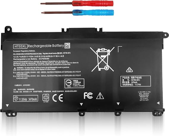 Batería HT03XL para HP Pavilion 15-CS 15-DA 15-DB 17-CA 17-BY 15-CS0053CL 15-cs1063cl 15-da012dx 15-da1005dx 15-db0011dx 17-ca0013ng 17-ca0010cy 17-by1053dx 17-by1033dx L11119-855 L11421-542 L11421