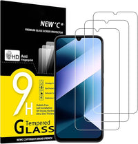 NEW'C 3 Piezas, Protector Pantalla para Xiaomi Poco C85 4G (6,9 pulgadas), Cristal templado Antiarañazos, Antihuellas, Sin Burbujas, Dureza 9H, 0.33 mm Ultra Transparente