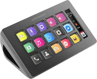 MARSGAMING MSD-One, Control Deck Slim, 15 Teclas LCD Personalizables, Pantalla LCD Ampliada, Software de Control y Plug-ins, Control Deck Compacto con Diseño Slim Ergonómico, Windows y MacOS, Negro