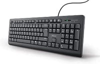 Trust Taro Kabelgebundene Teclado Deutsches Layout QWERTZ, Leise Tasten
