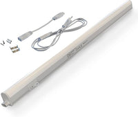 Briloner Leuchten – Luminaria LED empotrable, 57,3 cm, 8 W, 800 lúmenes, lámpara empotrable para cocina, para debajo de armario, barra de luz, color blanco