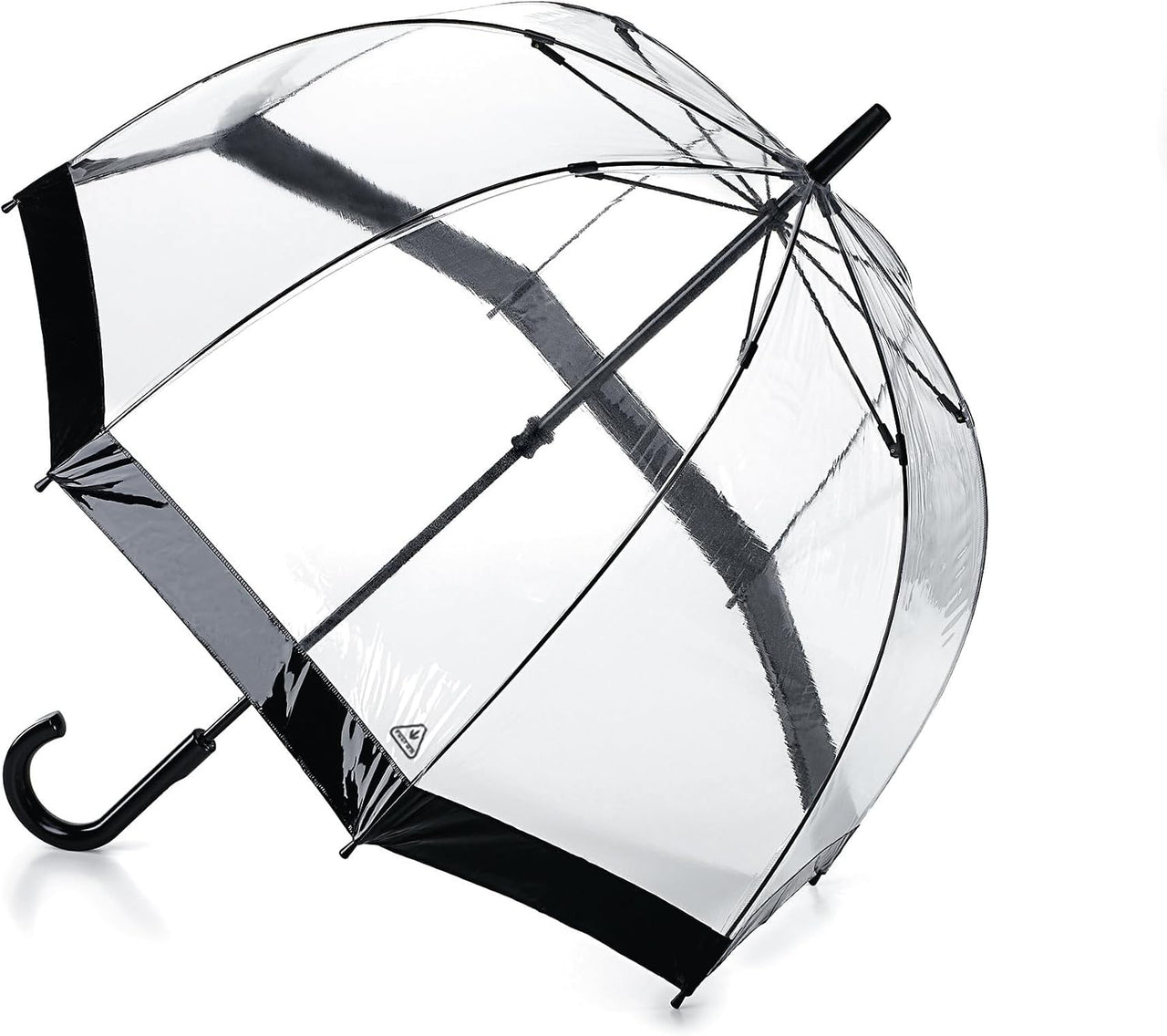 Fulton Birdcage - Paraguas Transparente Negro