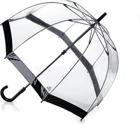 Fulton Birdcage - Paraguas Transparente Negro