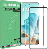 AOKUMA 3D Protector de Pantalla para Motorola Moto Edge 60 Fusion/ 60/ 60s/ 60 Pro, [2 Unidades] 3D Cristal Templado para Moto Edge 60 Fusion Fácil Instalación, Sin Burbujas, Alta Definicion,9H Dureza