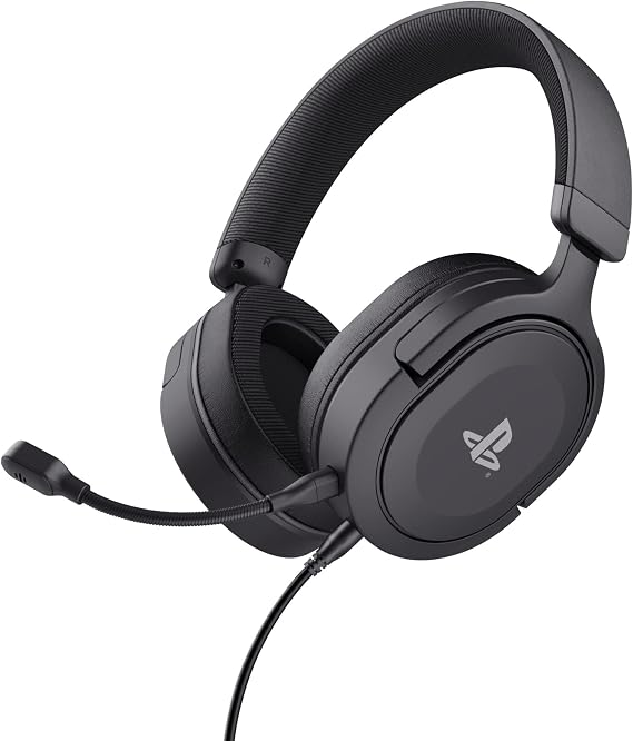 GXTrust Forta Cascos PS5 Licencia Oficial para PlayStation 5, Negro