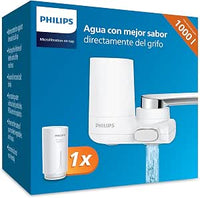 PHILIPS Filtro de agua del grifo, vertical X-Guard, blanco