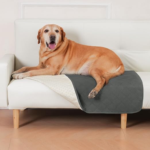 HezzLuv Manta Impermeable para Perro, Funda Sofá/Cama Suave para Mascotas