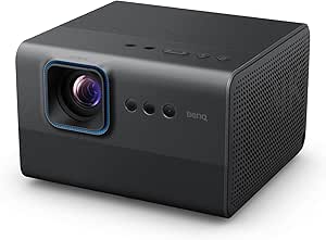 BenQ GP520 proyector LED 4K HDR 2600 lúmenes para Sala de Estar, Google TV, Modo Cine automático, MEMC, Rec.709, HDR10+, HDMI 2.1, USB-A, USB-C, Wifi6, Bluetooth 5.2, eARC, Dolby, Sonido 7.1 Canales