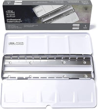Winsor & Newton Acuarela Profesional - Caja metálica de viaje vacía con 12 huecos