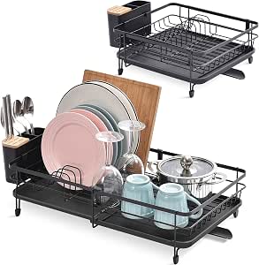 KINGRACK Escurreplatos, Negro