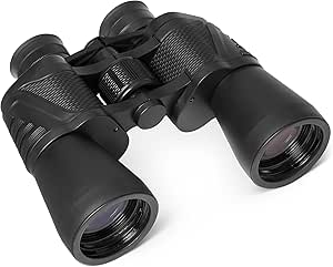 Amazon Basics - Binocoli 7x50 per Adulti, Binocoli Professionali Uso Marino e Osservazione Astronomica, Ingrandimento Fisso 7x, Obiettivo 50mm per Birdwatching a Lunga Distanza, Compatibili Treppiede