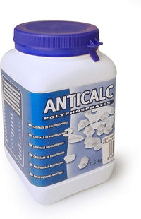 Piedras de Polifosfatos Bbagua - Bote de 500 g para Tratamiento Antical en Sistemas de Agua. Ideal para Prevenir la Formación de Sarro y Prolongar la Vida Útil de Electrodomésticos y Tuberías.