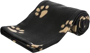Trixie 37192 Beany - Manta polar (100 x 70 cm), color negro