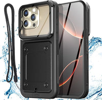 AICase Funda de protección estanca universal con función de auto-comprobación - Resistente al agua - Para iPhone 16 Pro Max/Plus, 15 Pro Max, 14 Pro Max/13 Pro Max 6,9
