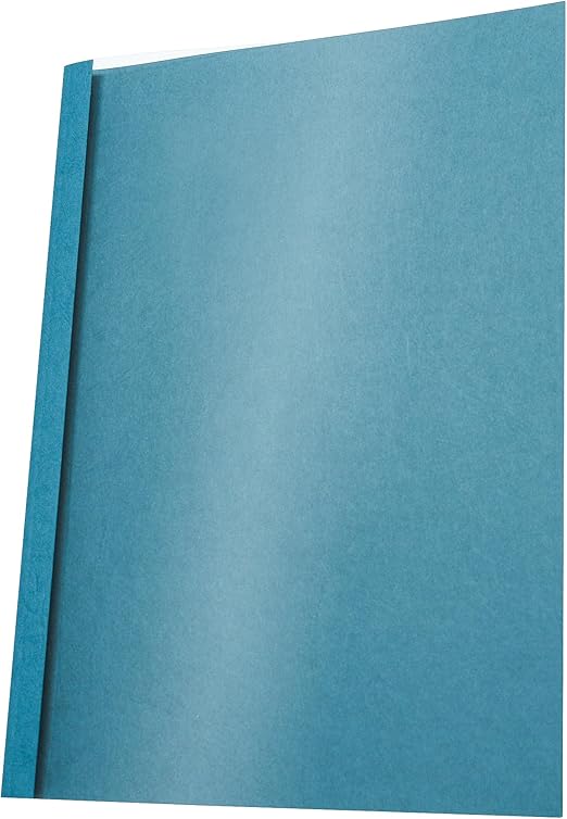 Pavo - Thermobindemappe A4-3 mm - Transparent/blau - 25 Stück