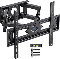 PERLESMITH Soporte TV Pared Articulado Inclinable Y Giratorio – Soporte TV para 26-70 Pulgadas Pantallas – MAX VESA 400x400mm, para Soportar 45kg