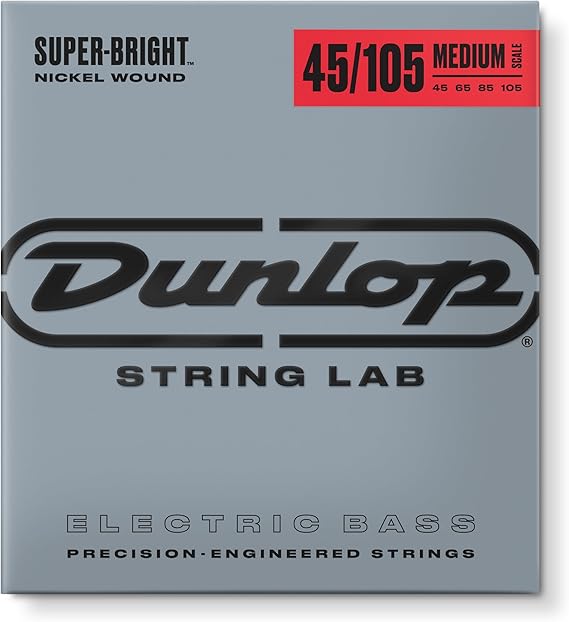 JIM DUNLOP DBSBN45105M - Cuerdas para bajo - Super Bright Medium 45-105