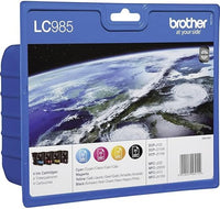 Brother LC985VALBP - Cartucho de tinta, multi-pack (negro, amarillo, magenta, cian)