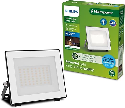 Philips Lois Foco de Exterior Ultra eficiente con sensor de movimiento, 14 W, 3000 K, Antracita