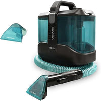 Cecotec Limpiador Aspirador de Tapicerias y Alfombras con cable Conga 3000 Carpet&Spot Clean Max. 450W, 13kPa, Diseño Compacto, Depósito de Agua Limpia 1000ml y Agua Sucia 550ml, Spray Pulverizador