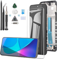 RongZy para Xiaomi Redmi Note 11/2201117TG/2201117TI/2201117TY/2201117TL LCD+Pantalla Táctil Digitalizador Asamblea Reemplazo +Reparación Herramientas(Negro)